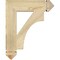 Ekena Millwork Westlake Arts & Crafts Rough Sawn Bracket, Douglas Fir, 4"W x 18"D x 22"H BKT04X18X22WTL03RDF - alternate 4